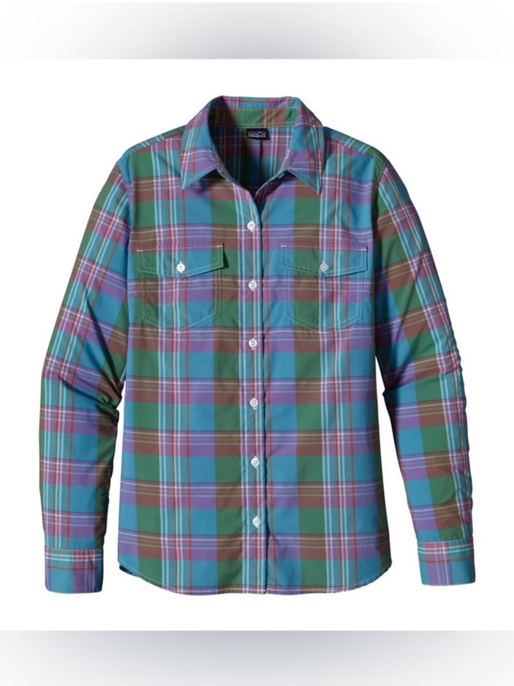 Patagonia Overcast Plaid Button Up Shirt Size XL